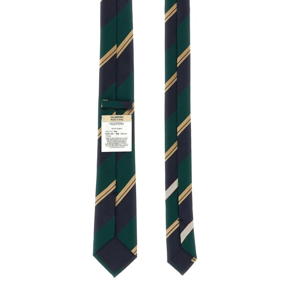 Valentino Garavani Multicolor Silk Men's Tie - Picture 2 of 3
